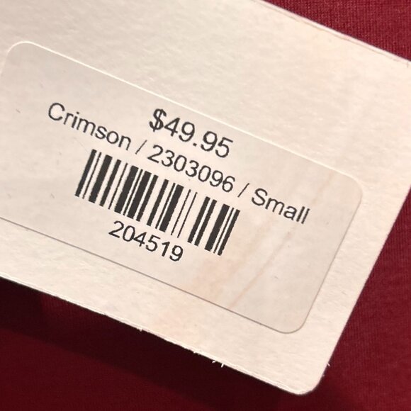 The Willow Tree LUX Collection Crimson Crew Neck Top - Picture 7 of 7